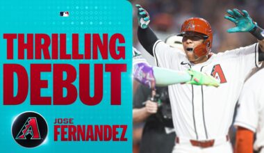 A THRILLING DEBUT for Diamondbacks rookie Jose Fernandez! (2 late homers) 😱