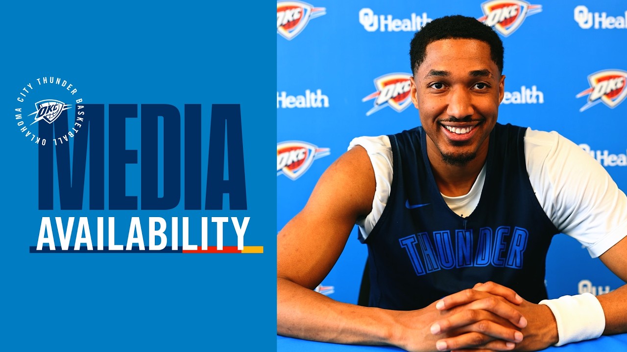 Practice Media Availability with Aaron Wiggins + Coach Daigneault | April 1, 2026 | OKC Thunder