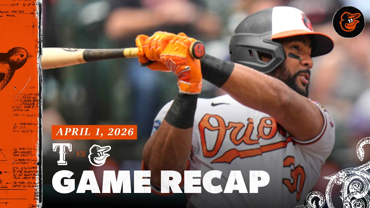 Rangers vs. Orioles Game Recap (4/1/26) | MLB Highlights | Baltimore Orioles