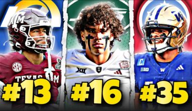 Updated Two Round 2026 NFL Mock Draft