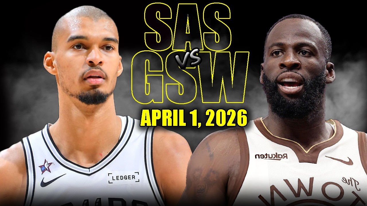 San Antonio Spurs vs Golden State Warriors Full Game Highlights – April 1, 2026 | NBA Season