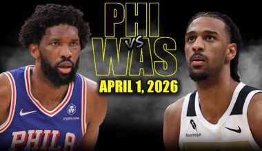 Philadelphia 76ers vs Washington Wizards Full Game Highlights – April 1, 2026 | NBA Season