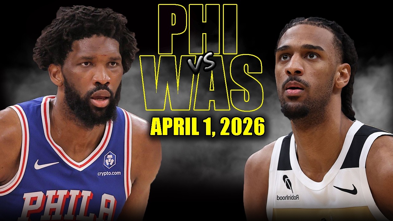 Philadelphia 76ers vs Washington Wizards Full Game Highlights – April 1, 2026 | NBA Season