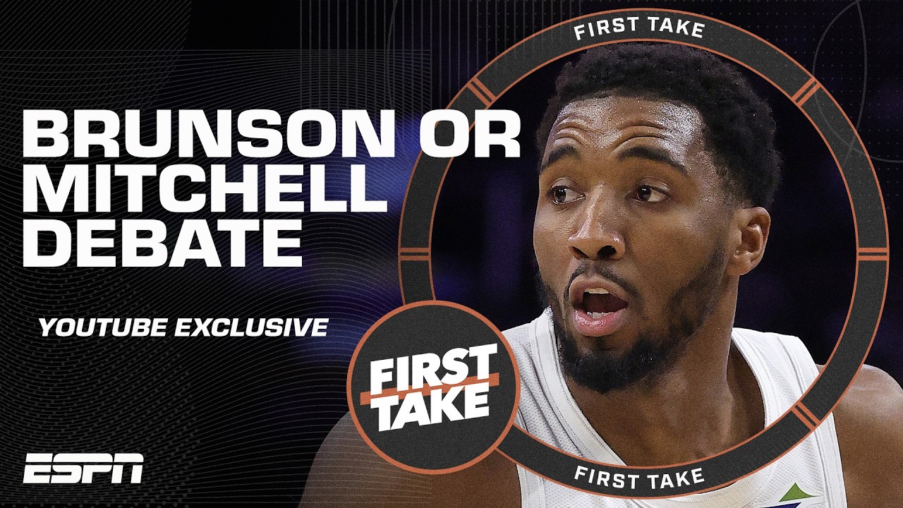 Does Jalen Brunson or Donovan Mitchell need a Finals run more?! 🤔 | First Take YouTube Exclusive