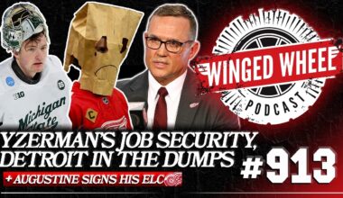 DETROIT IN THE DUMPS, YZERMAN'S JOB SECURITY, & AUGUSTINE SIGNS - Winged Wheel Podcast -Apr. 1, 2026
