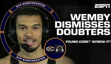 Wemby WANTS to win MVP + shrugs off Spurs' playoff inexperience | SC with SVP