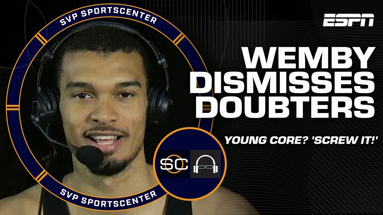 Wemby WANTS to win MVP + shrugs off Spurs' playoff inexperience | SC with SVP