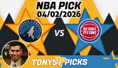Minnesota Timberwolves vs Detroit Pistons Pick 4/2/26 NBA Pick Prediction