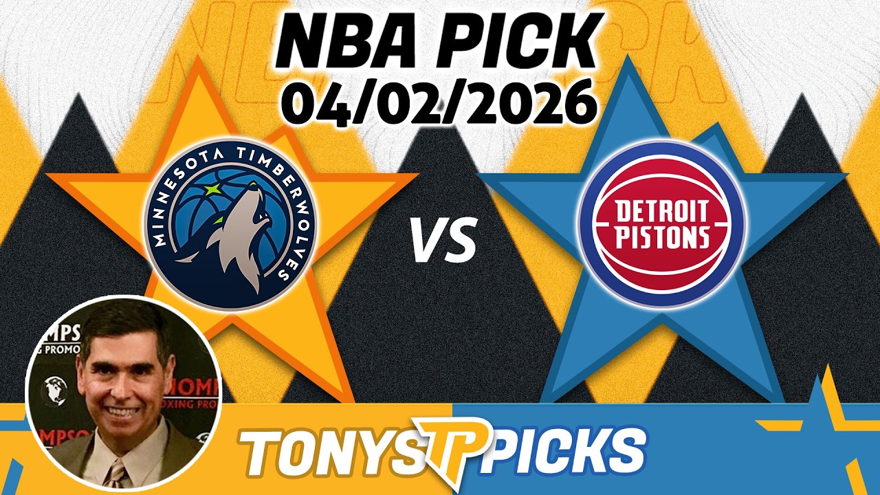 Minnesota Timberwolves vs Detroit Pistons Pick 4/2/26 NBA Pick Prediction