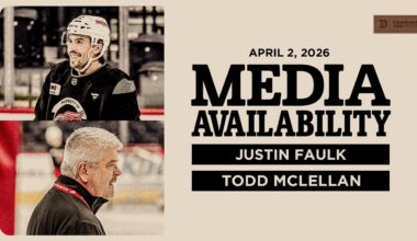 Justin Faulk & Todd McLellan Morning Skate @ PHI | April 2, 2026