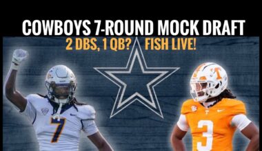 Fish Report Live: #Cowboys Re-Load Secondary In Controversial 7-Round NFL Mock Draft