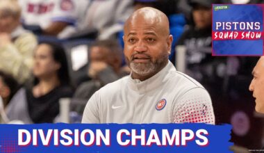 Pistons SQUAD SHOW: Detroit Pistons EARN FIRST Division Title In 18 Years; Closing In On #1 Seed