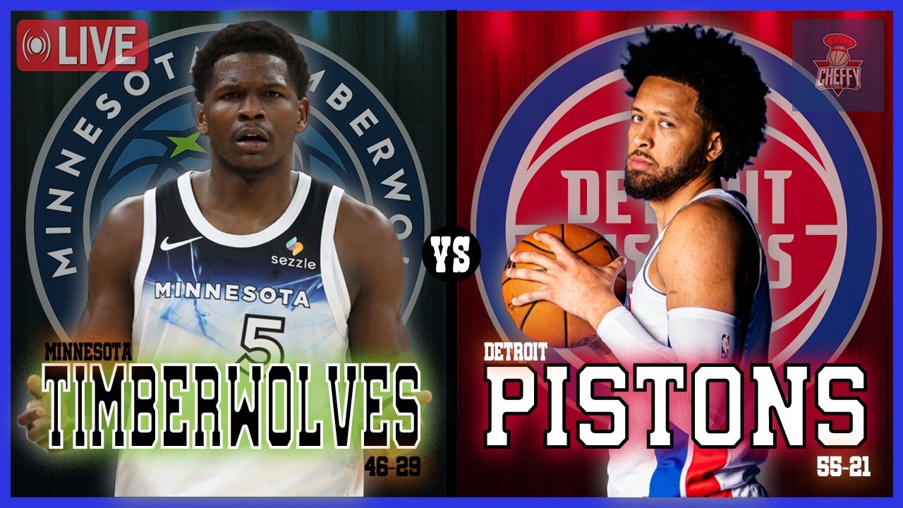 Minnesota Timberwolves VS Detroit Pistons LIVE Commentary Scoreboard | Pre and Post Game Coverage