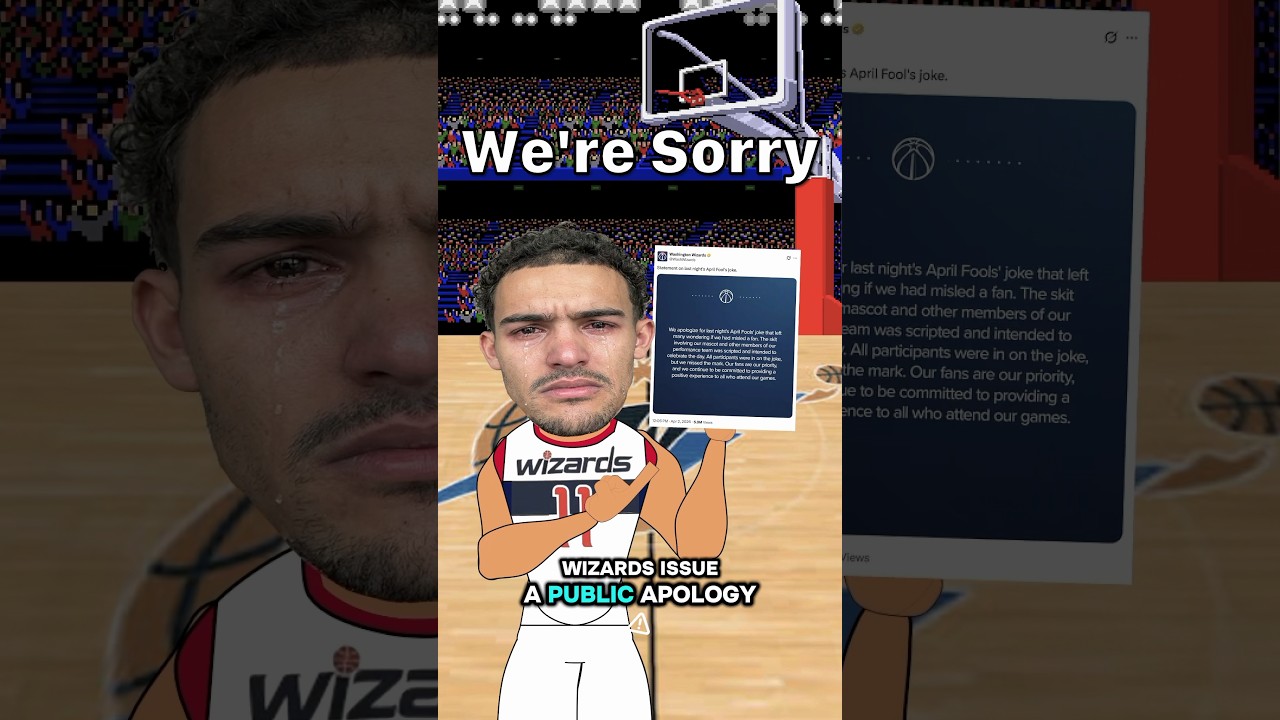 Why did the Wizards Apologize for their April Fool’s Joke? #nba