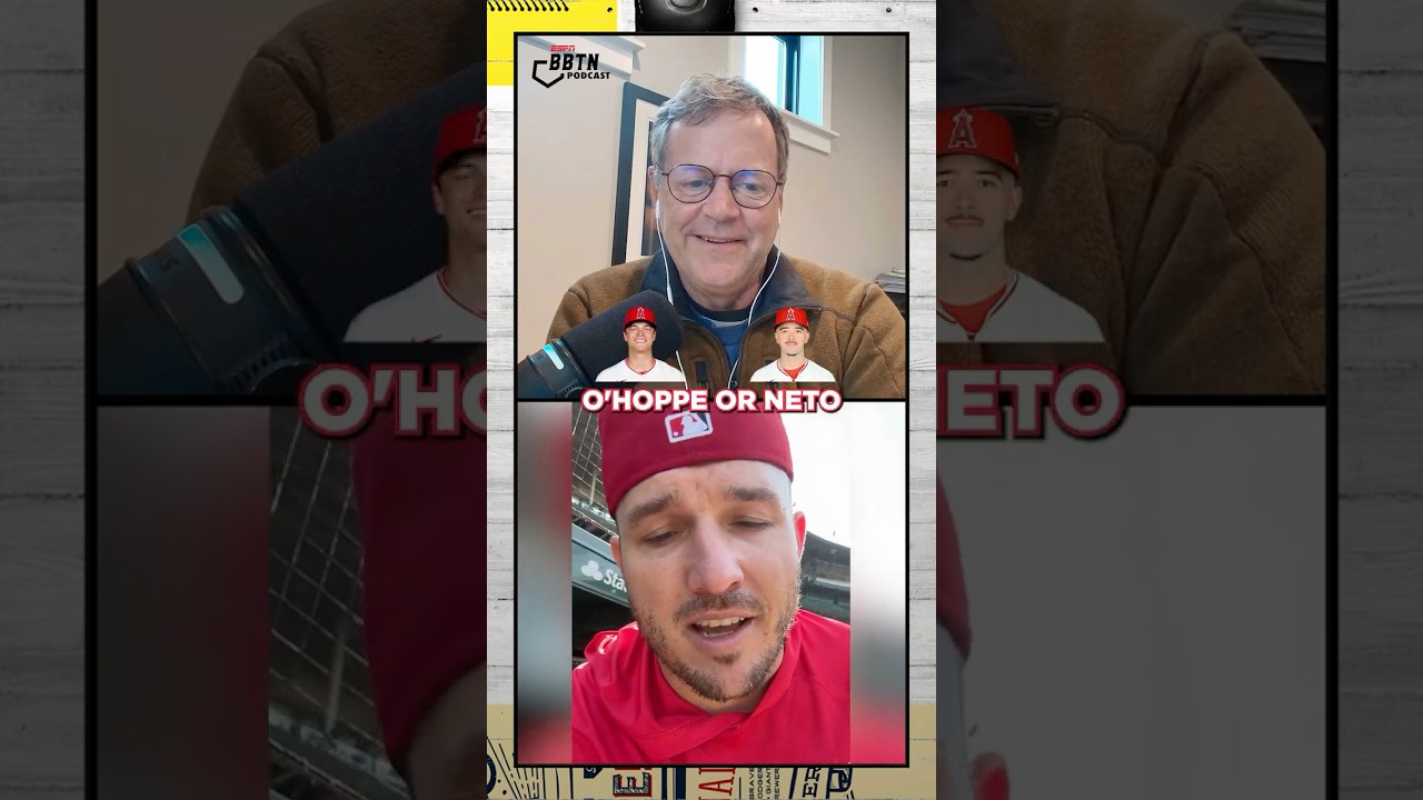 Who is Mike Trout's son's favorite Los Angeles Angel? (Other than Dad)