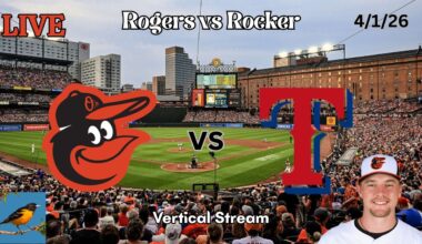 Baltimore Orioles vs Texas Rangers | LIVE! Play-by-Play (VERTICAL) | 4/1/26 | Rogers - Game 6