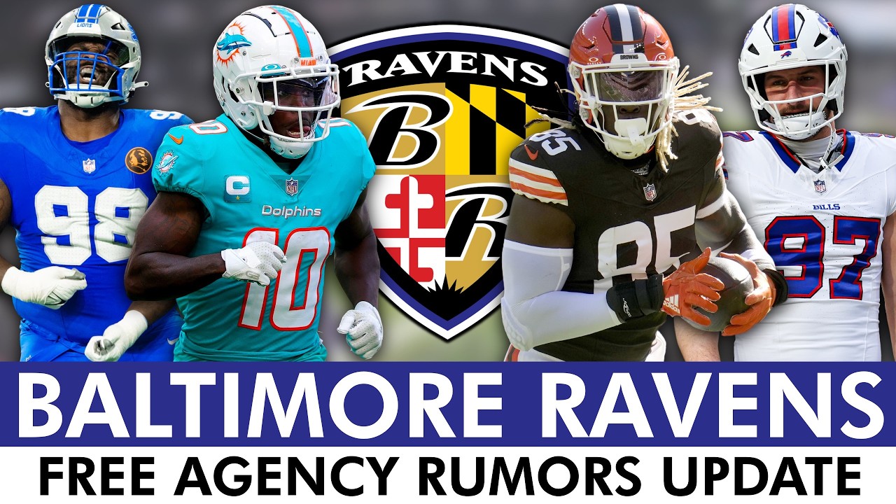 Baltimore Ravens Free Agency UPDATE On Signing DJ Reader, Tyreek Hill, & David Njoku