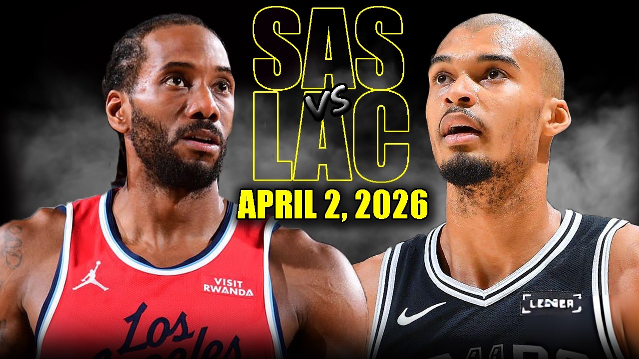San Antonio Spurs vs Los Angeles Clippers Full Game Highlights – April 2, 2026 | NBA Season
