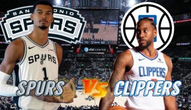 San Antonio Spurs vs LA Clippers Live Play by Play & Scoreboard