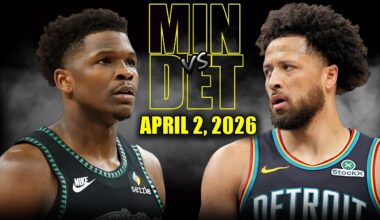 Minnesota Timberwolves vs Detroit Pistons Full Game Highlights – April 2, 2026 | NBA Season