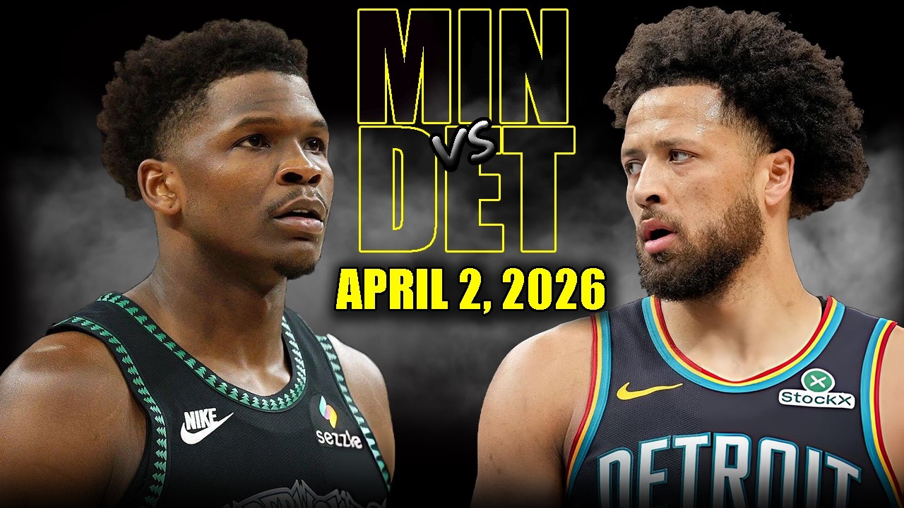 Minnesota Timberwolves vs Detroit Pistons Full Game Highlights – April 2, 2026 | NBA Season