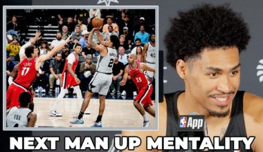 Dylan Harper on Spurs Taking Next Man Up Mentality vs. LA Clippers
