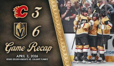 HIGHLIGHTS | Vegas Golden Knights 6, Calgary Flames 3 | April 2, 2026