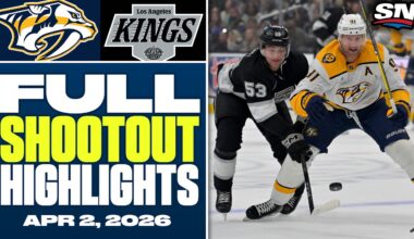 Nashville Predators at Los Angeles Kings | FULL Shootout Highlights - April 2, 2026