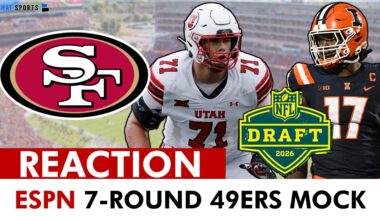 🚨REACTION: San Francisco 49ers Mock Draft For All 7 Rounds From ESPN