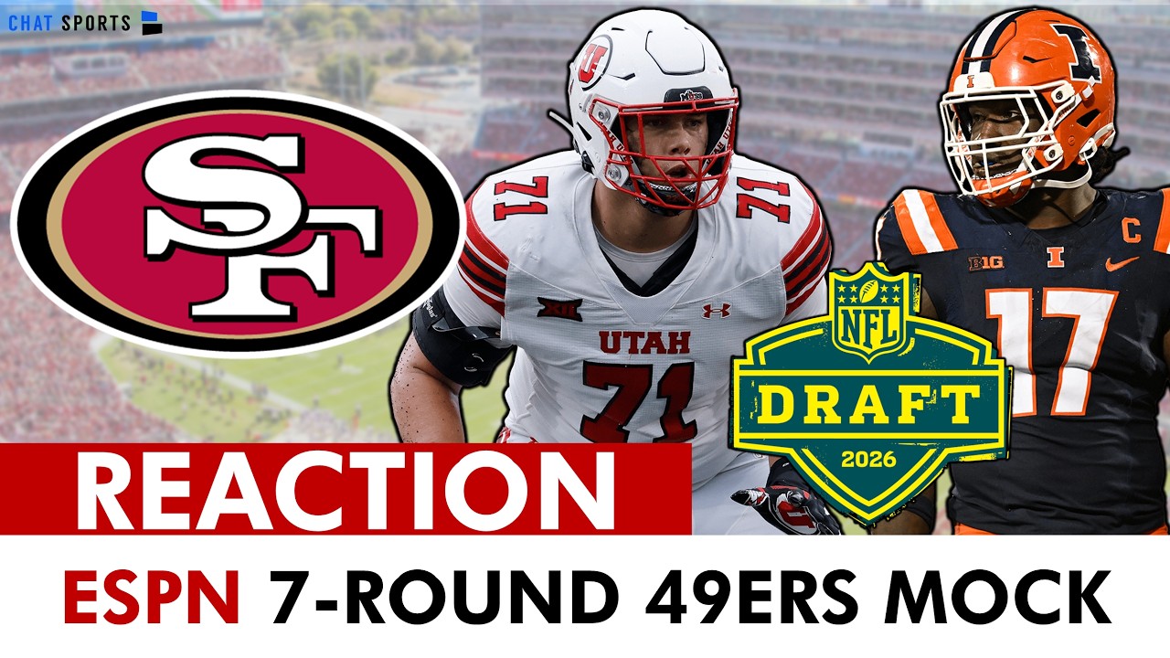 🚨REACTION: San Francisco 49ers Mock Draft For All 7 Rounds From ESPN