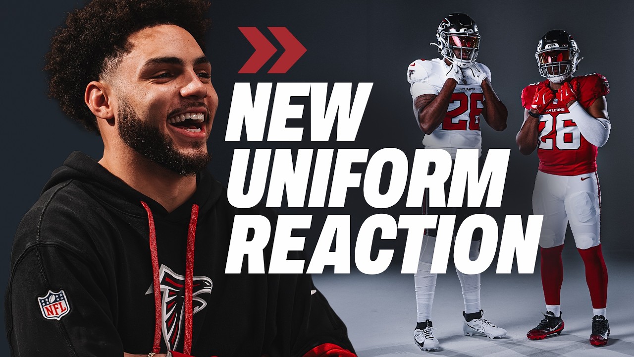 Atlanta Falcons players react to new uniforms | NFL