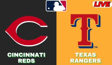 🔴LIVE : Cincinnati Reds Vs Texas Rangers | MLB 2026 | MLB Live Baseball Score