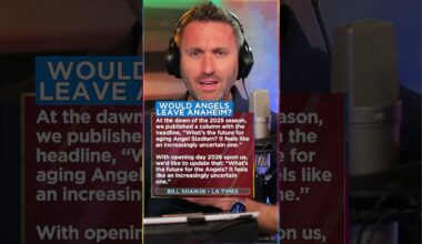 LA Times Columnist worries about FUTURE of Angels in Anaheim #mlb #baseball