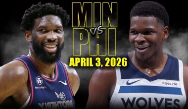 Minnesota Timberwolves vs Philadelphia 76ers Full Game Highlights – April 3, 2026 | NBA Season