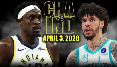 Charlotte Hornets vs Indiana Pacers Full Game Highlights – April 3, 2026 | NBA Season