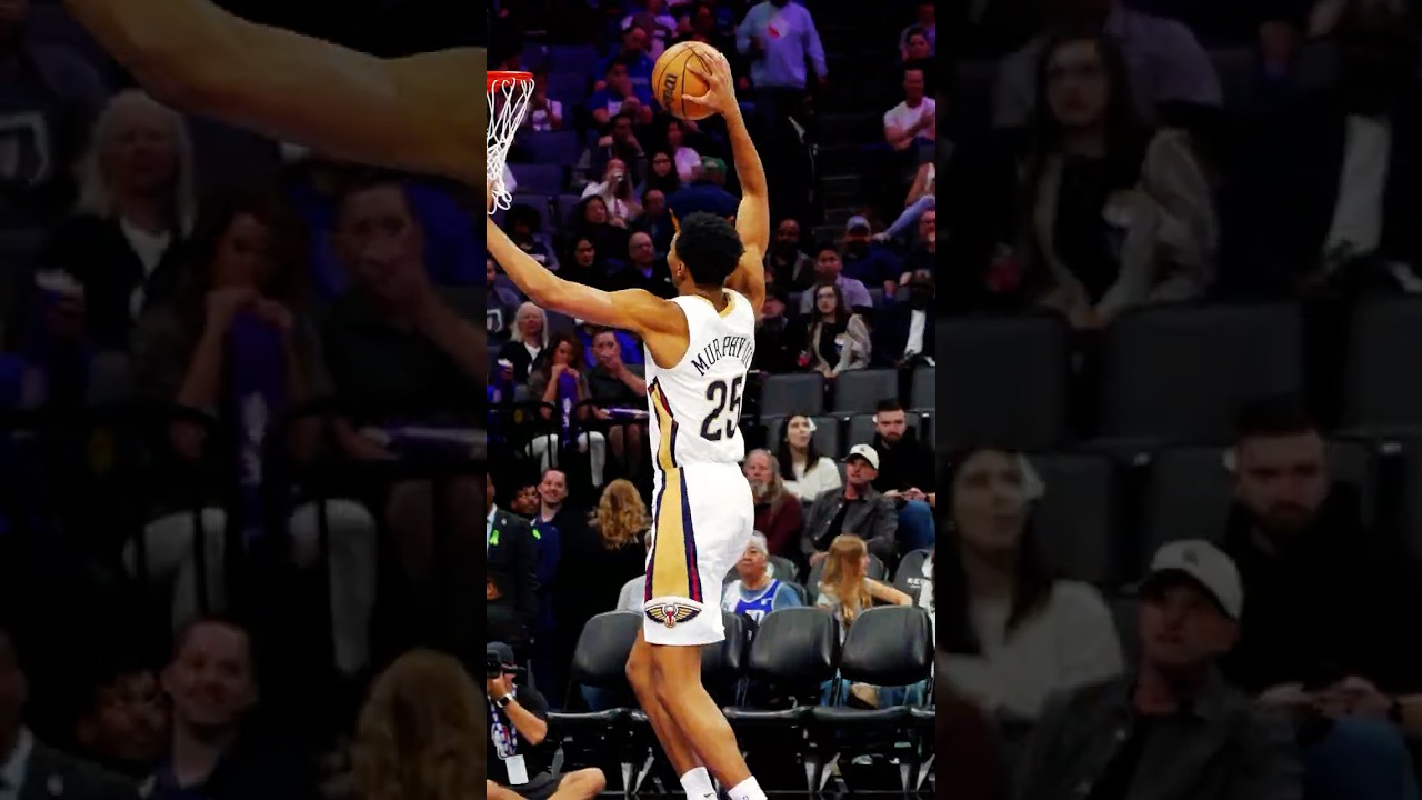 Trey Murphy III 🤯 behind the back SLAM #pelicans #kings