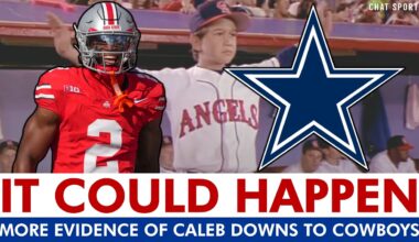 Dallas Cowboys Receive MORE Evidence Of Caleb Downs Sliding To Them In The 2026 NFL Draft