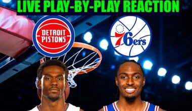 Detroit Pistons vs Philadelphia 76ers NBA Play-By-Play Reaction 4/4/26 LIVE