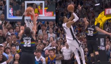 Aaron Gordon CLAMPS and dunk then Wemby misses game winner to force OT
