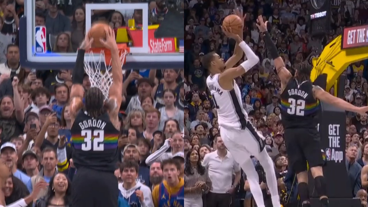 Aaron Gordon CLAMPS and dunk then Wemby misses game winner to force OT