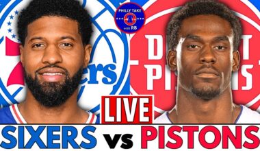Philadelphia 76ers vs Detroit Pistons Live Stream Play-By-Play & Scoreboard