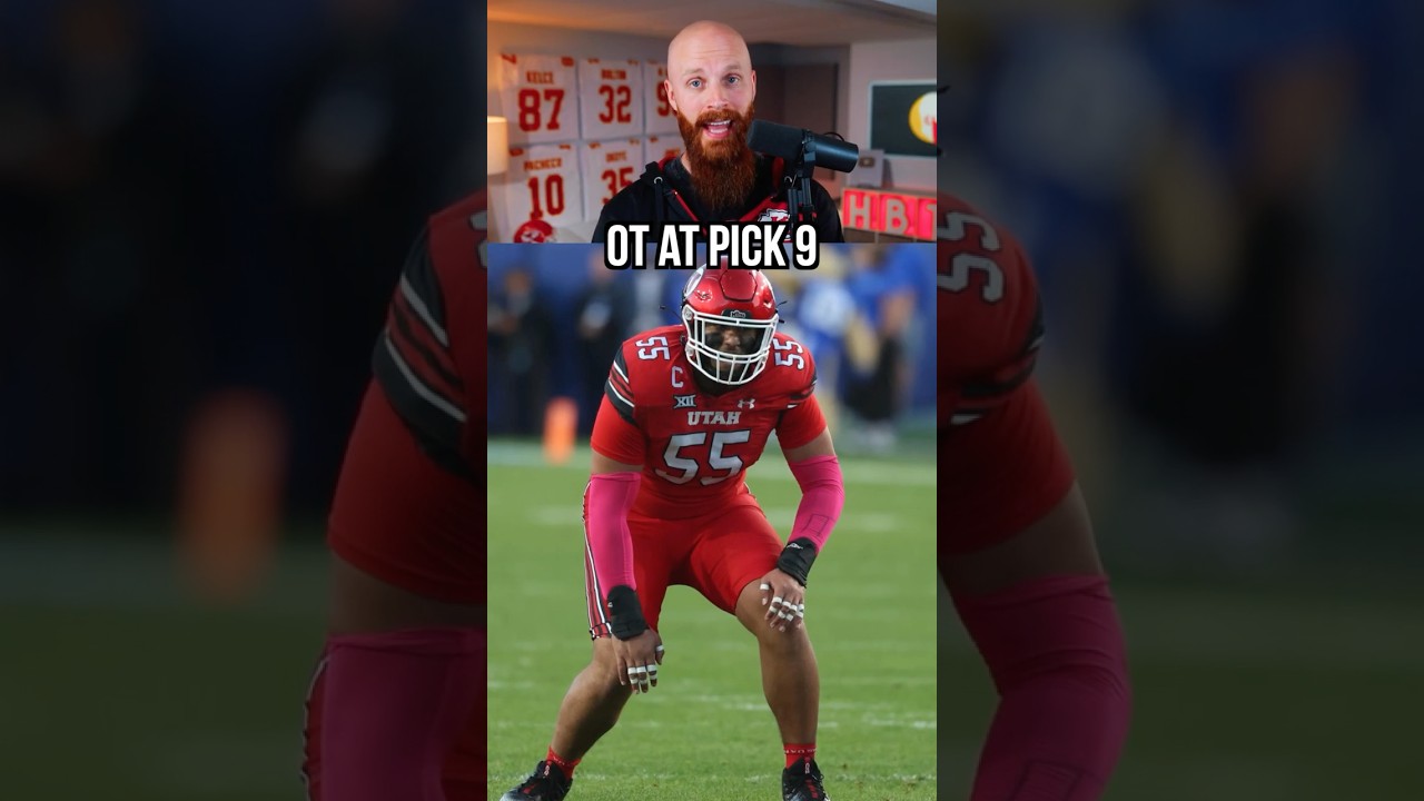 They still have the Chiefs making a mistake with pick 9...