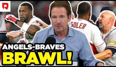 Tempers Flare In Angels-Braves Brawl! | The Jim Rome Show