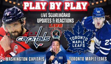 🏒 LIVE: Toronto Maple Leafs vs Washington Capitals NHL Play by Play & Reactions!