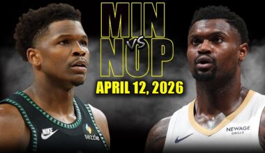Minnesota Timberwolves vs New Orleans Pelicans Full Game Highlights – April 12, 2026 | NBA Season