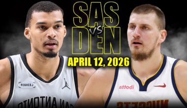 San Antonio Spurs vs Denver Nuggets Full Game Highlights – April 12, 2026 | NBA Season