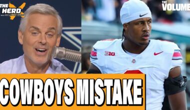 Are Dallas Cowboys making MISTAKE trading up for Sonny Styles? | Colin Cowherd: THE HERD NFL