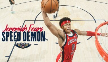 Jeremiah Fears Best Fast Break Finishes of 2025-26 Season