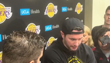 Lakers Practice: JJ Redick Talks Deandre Ayton, Potential Role For Bronny James