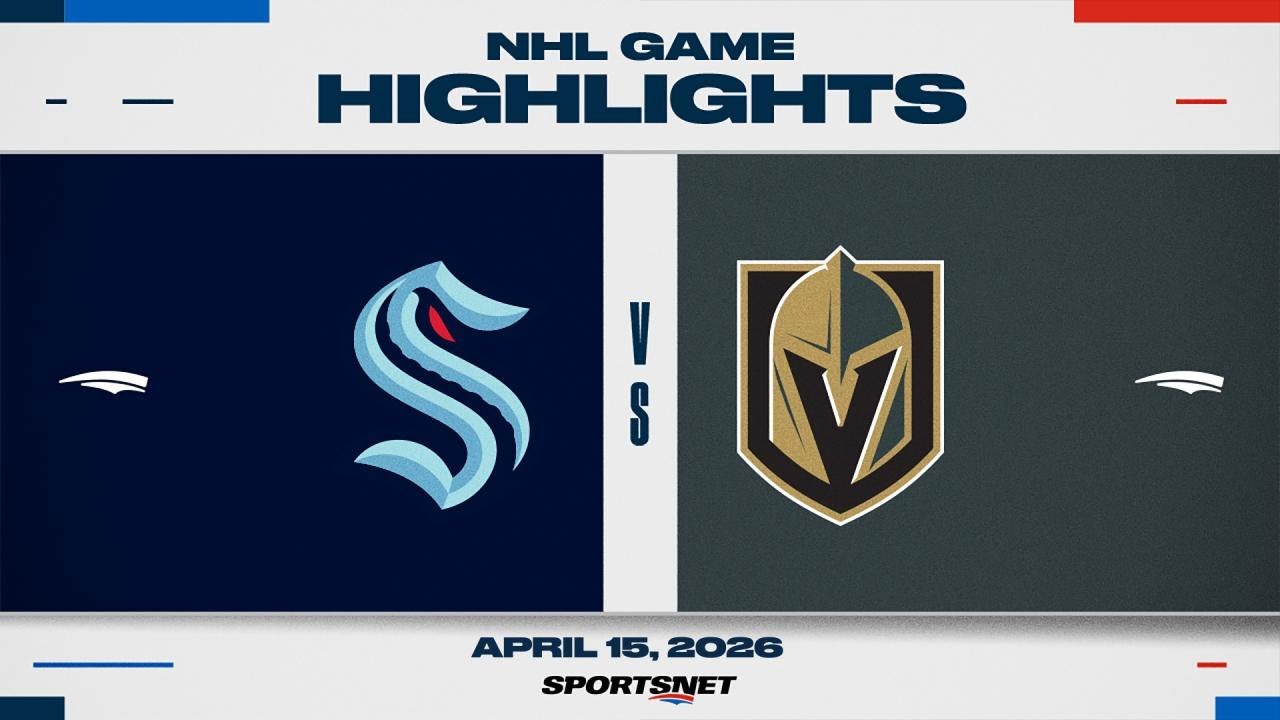 NHL Highlights | Kraken vs. Golden Knights - April 15, 2026